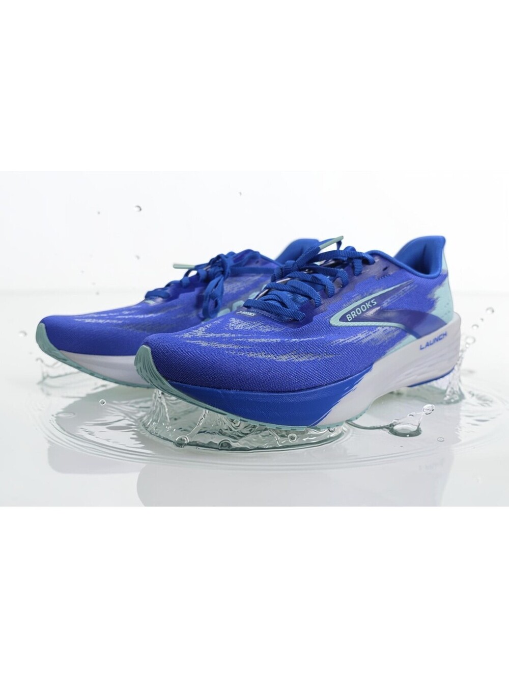 Brooks Launch 11 Men's 11 D Cobalt Limpet Shell Running Shoes 110450 NWOT - Picture 2 of 15